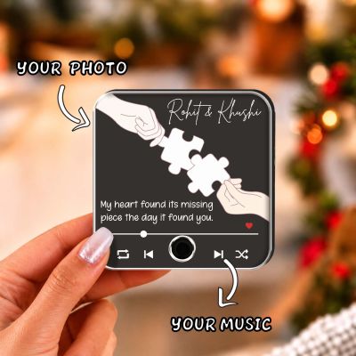 Personalized Photo Music Fridge Magnet with Custom Song & Photo  Romantic Gift for Couples, Anniversary, Wedding, Birthday, Valentine's Day
